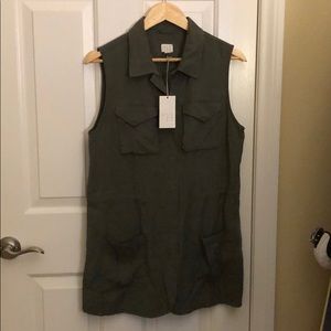 Green cargo shirt dress from A New Day